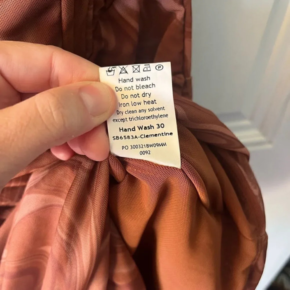 House of CB Clementine Cutout Ruched One Shoulder Corset Swirl Print Mini Dress - Picture 7 of 9